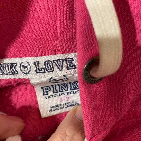PINK Victoria’s Secret Hooded Jacket size Small (IC) - Picture 5 of 9